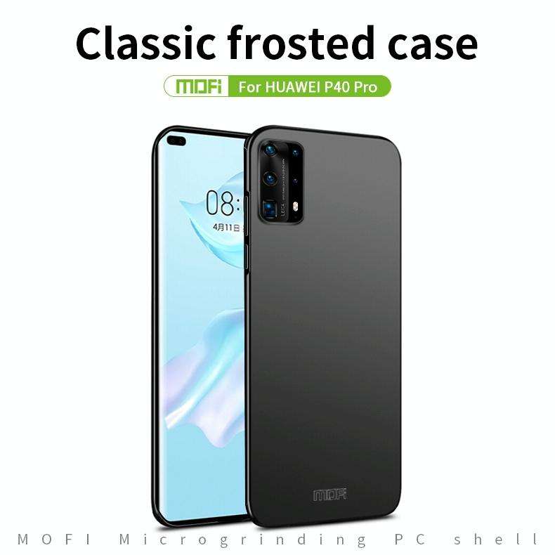 For Huawei P40 Pro MOFI Frosted PC Ultra-thin Hard Case(Black)