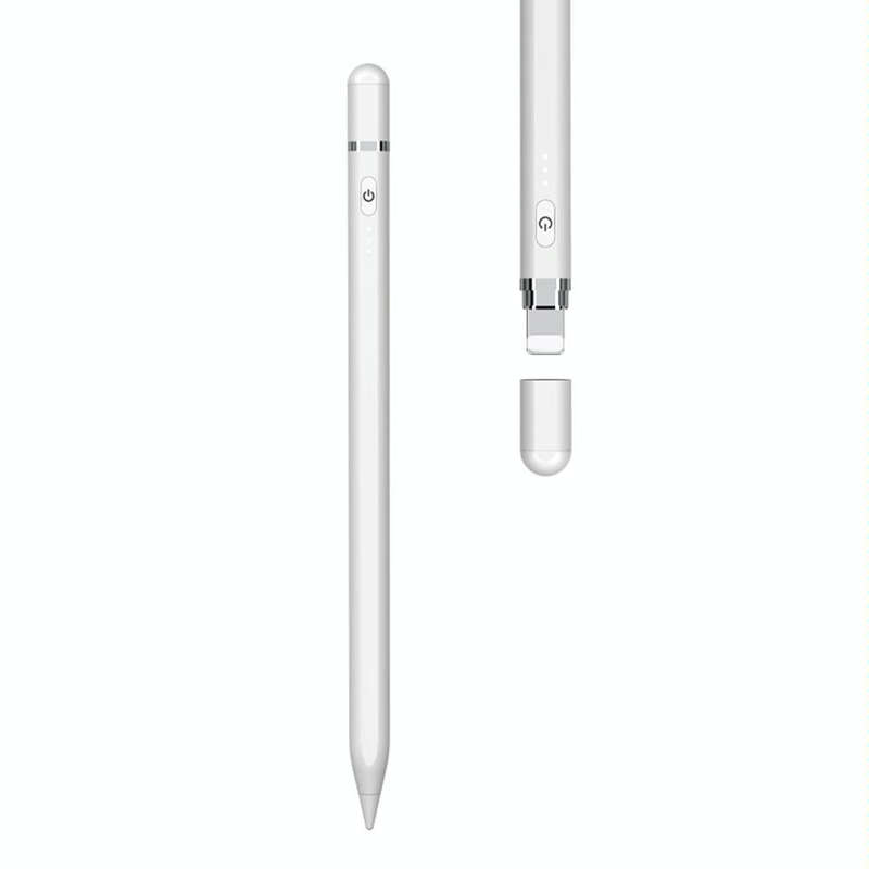 P7-LS Active Capacitive Stylus Pen with Palm Rejection for iPad After 2018 Version(White)
