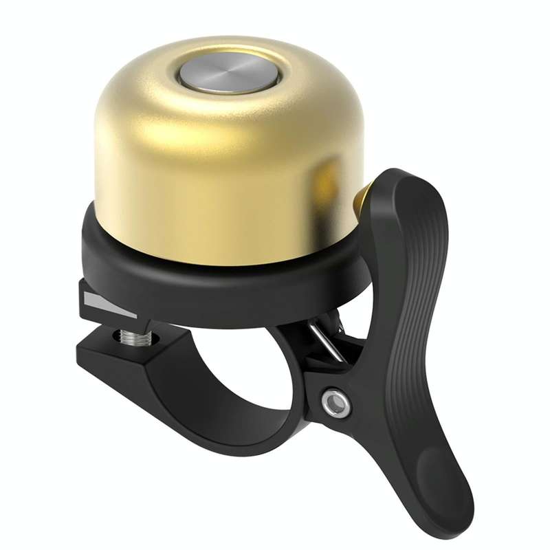 For AirTag Bicycle Hidden Locator Anti-theft Ring Bell Generation 2 Golden