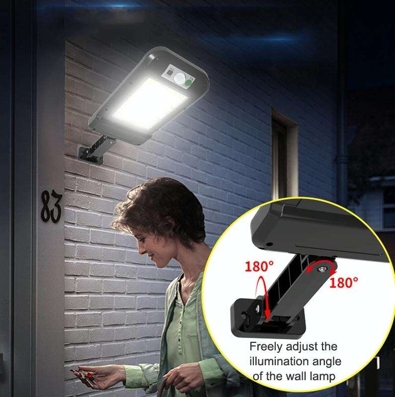 Solar Wall Light Outdoor Waterproof Human Body Induction Garden Lighting Household Street Light 4...