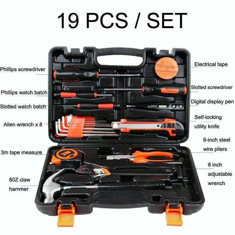 19 PCS / Set JT-19 Household Hardware Tool Set