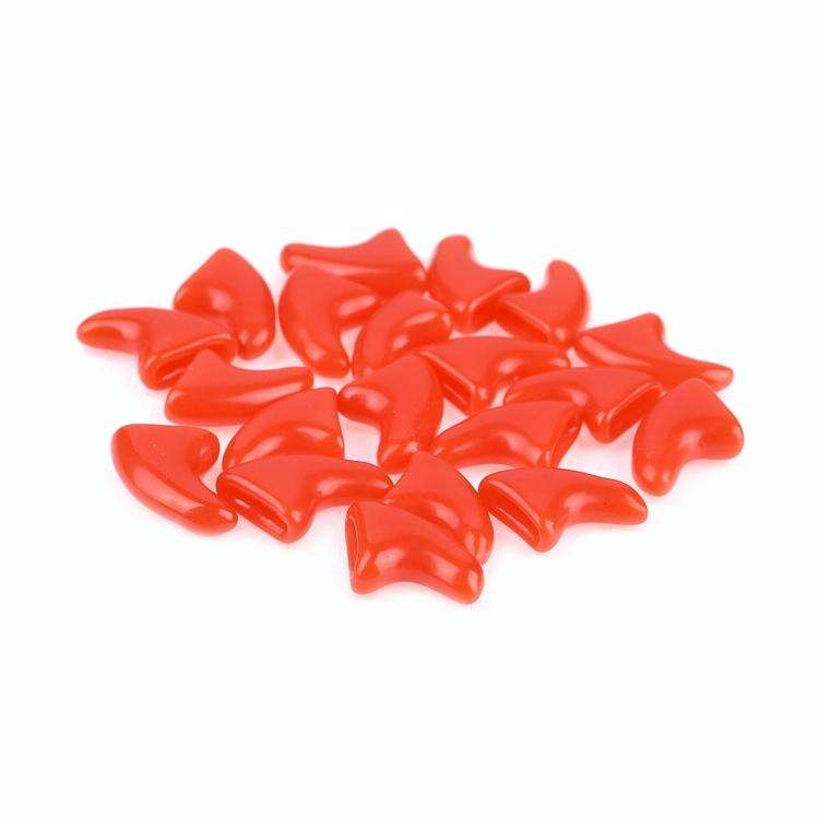 20 PCS Silicone Soft Cat Nail Caps / Cat Paw Claw / Pet Nail Protector/Cat Nail Cover, Size:L(Red)