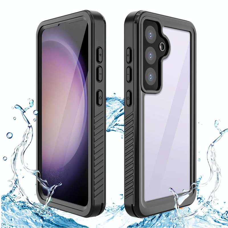 For Samsung Galaxy S24 5G RedPepper IP68 Waterproof Phone Case(Black)