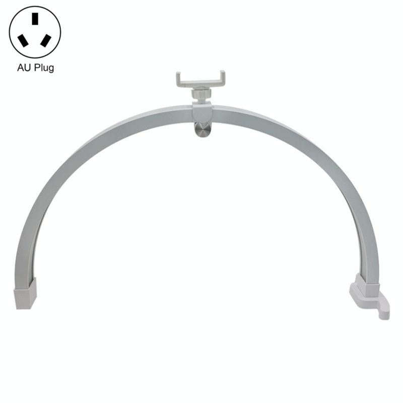 M12X Foldable LED Half Moon Lamp Touch Control Nail Art Lamp, Length: 56cm(AU Plug)