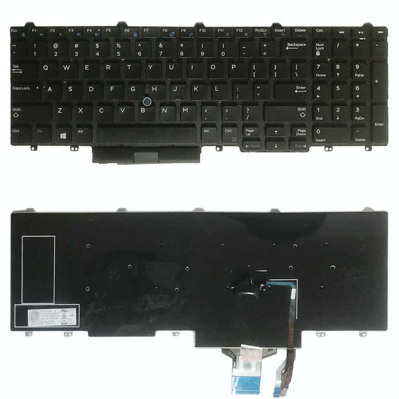 US Version Keyboard for Dell Latitude E5550 5570 5580 5590 Precision 3510 3520 3530 7510 7520 753...