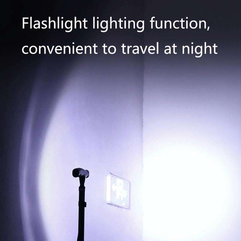 TBS-009 Four-Legged Folding Elderly Crutches Aluminum Alloy Light And Multifunctional Non-Slip Cr...