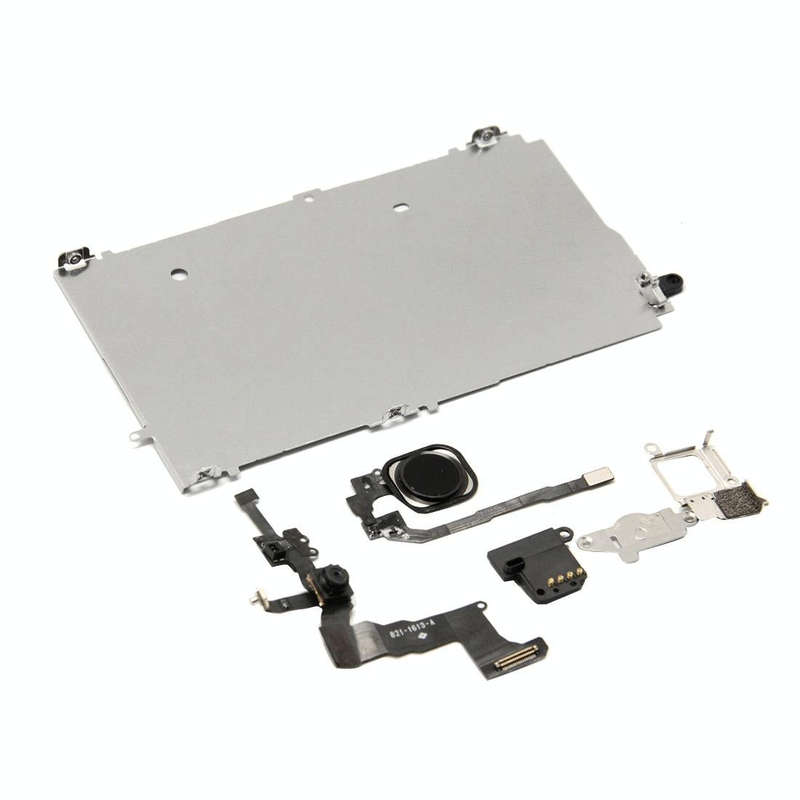 6 in 1 for iPhone 5s LCD Repair Accessories Part Set(Black)