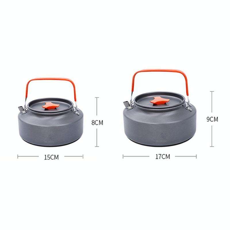 Hewolf HW-1782 Outdoor Kettle Pot Camping Tea Portable Kettle Cookware Pot, Capacity: 1.6L