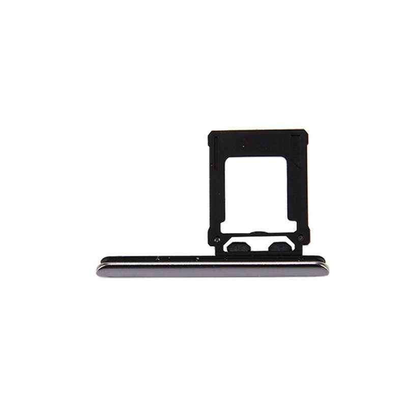 Micro SD Card Tray + Card Slot Port Dust Plug for Sony Xperia XZ Premium (Single SIM Version)(Sil...
