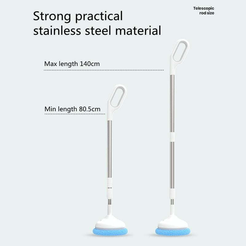 Wireless Electric Intelligent Telescopic Glass Wipe Window Cleaner (Blue)