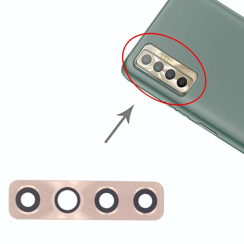 For Tecno Camon 17P CG7 10pcs Back Camera Lens