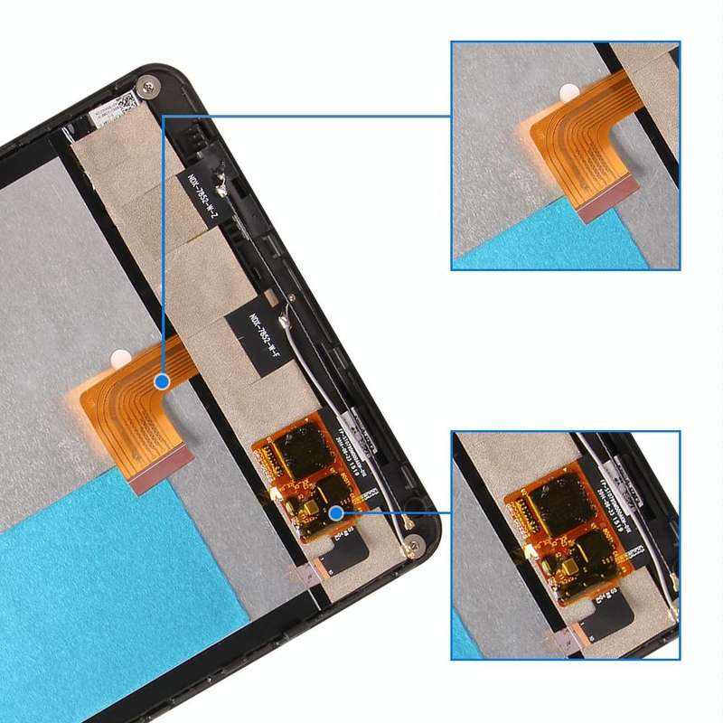 OEM LCD Screen for Lenovo Miix 3-830 Digitizer Full Assembly with Frame (Black)