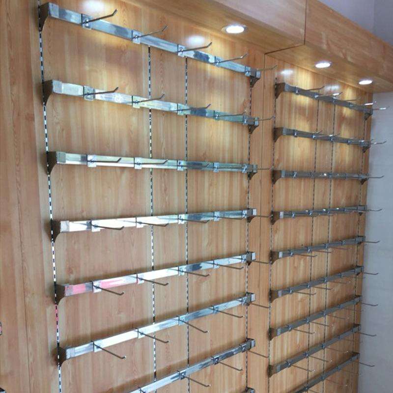 2 PCS Wall Bracket Square Tube Hook for Clothing Store Supermarket Displaying
