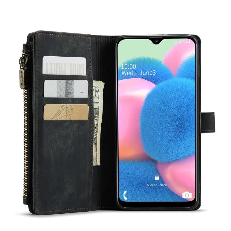 For Samsung Galaxy A30s / A50s / A50 CaseMe-C30 Multifunctional Horizontal Flip PU + TPU Phone Ca...