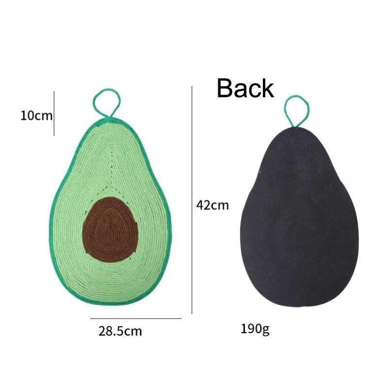 Non-slip and Moisture-proof Scratch Resistant Sisal Cat Scratch Pad(Avocado)
