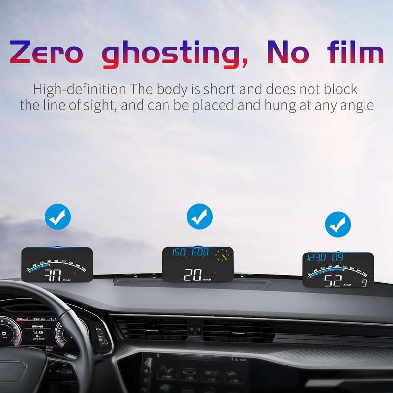 G10 5.5 inch Car HUD GPS Head Up Display Speedometer Odometer LED Windscreen Projector