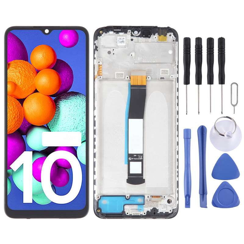 OEM Material LCD Screen For Xiaomi Redmi 10 India Digitizer Full Assembly with Frame