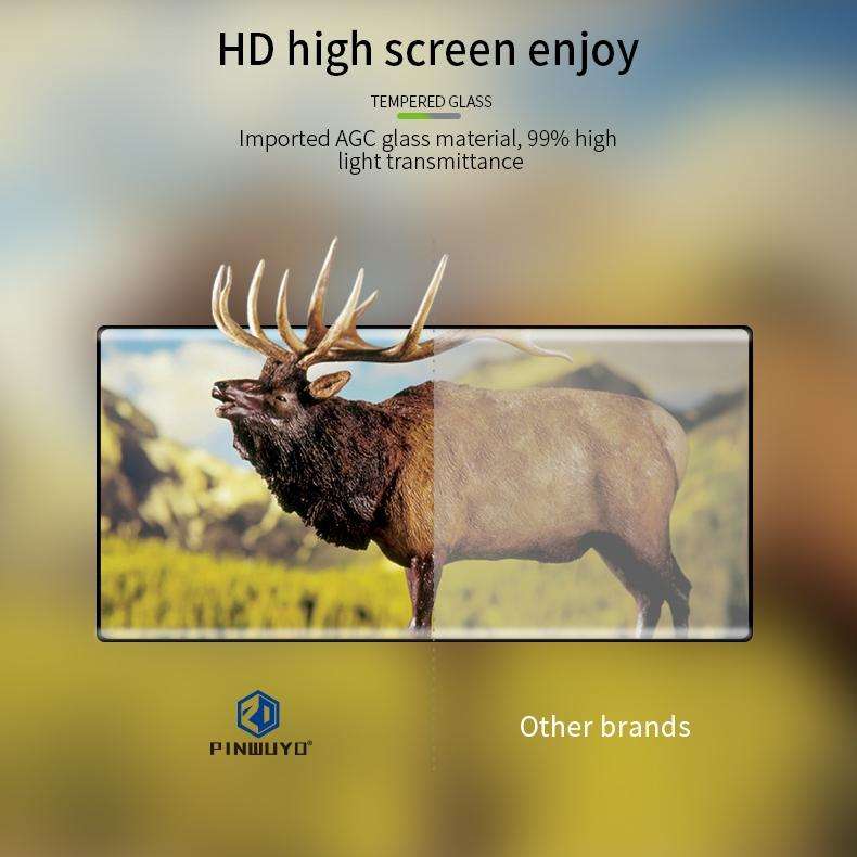 For Samsung Galaxy Note20 Ultra PINWUYO 9H 3D Hot Bending Tempered Glass FilmUltrasonic fingerpri...