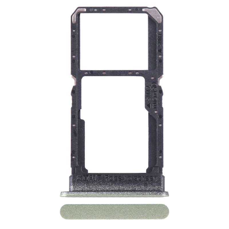 For OnePlus Nord CE 3 Lite 5G CPH2467 CPH2465 SIM Card Tray + Micro SD Card Tray (Green)