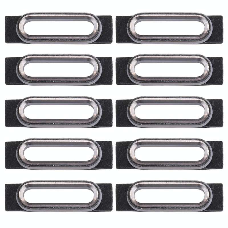 10 PCS for iPhone 7 Charging Port Retaining Brackets(Silver)
