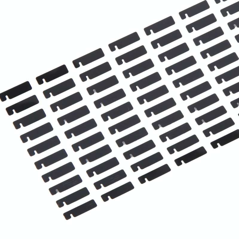 For iPhone 15 Pro Max 100pcs/set LCD Side Black Adhesive Sticker(03)