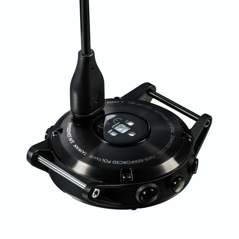 For Garmin Venu 2 Plus Charger with Data Transmission Function(Black)