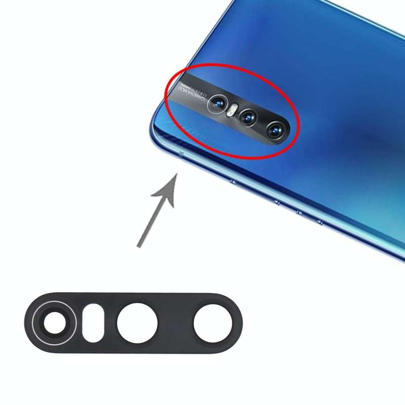 For Vivo X27 10pcs Back Camera Lens (Black)