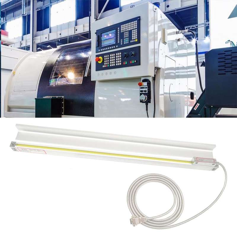 200mm Measuring Range Milling Lathe Digital Readout Encoder Grating Electronic Ruler Linear Scale
