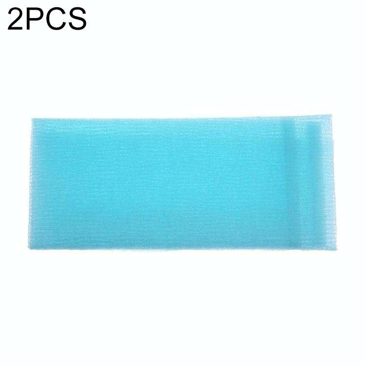 2 PCS Long Nylon Mesh Bath Shower Body Washing Clean Exfoliate Puff Scrubbing Towel Cloth Scrubbe...