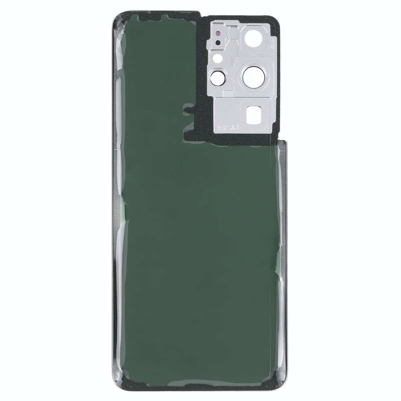 For Samsung Galaxy S21 Ultra 5G Battery Back Cover with Camera Lens Cover (Pink)