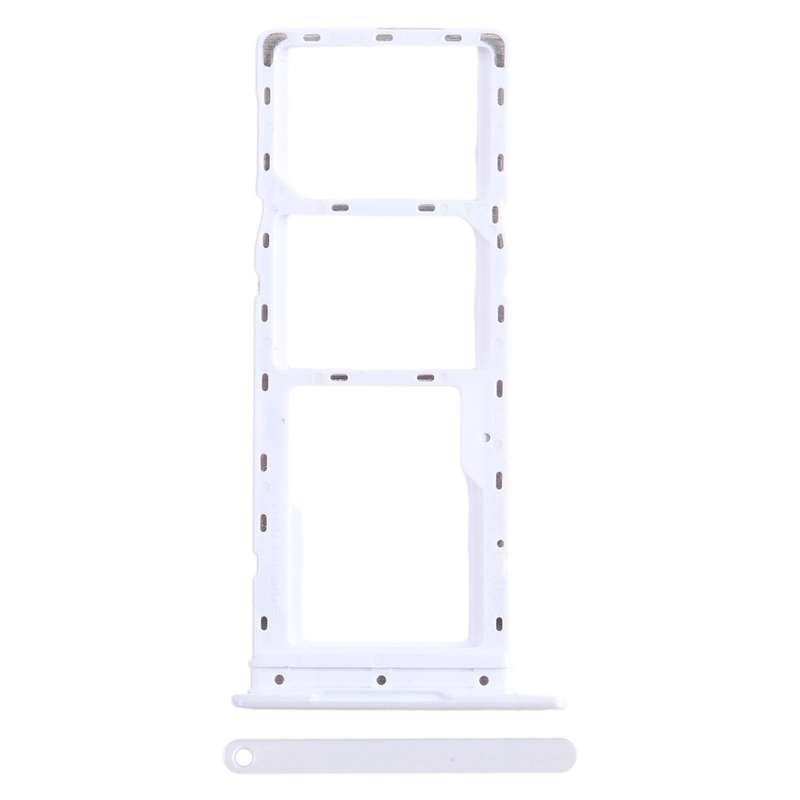 For Infinix Smart 7 HD X6516 SIM Card Tray + SIM Card Tray + Micro SD Card Tray (White)