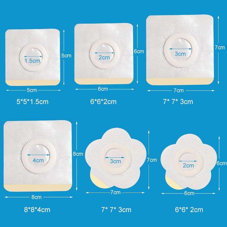 100 PCS 043 Square Breathable Non-woven Fabric Adhesive Wound Dressing Pad, Size:6 x 6 x 2cm(White)