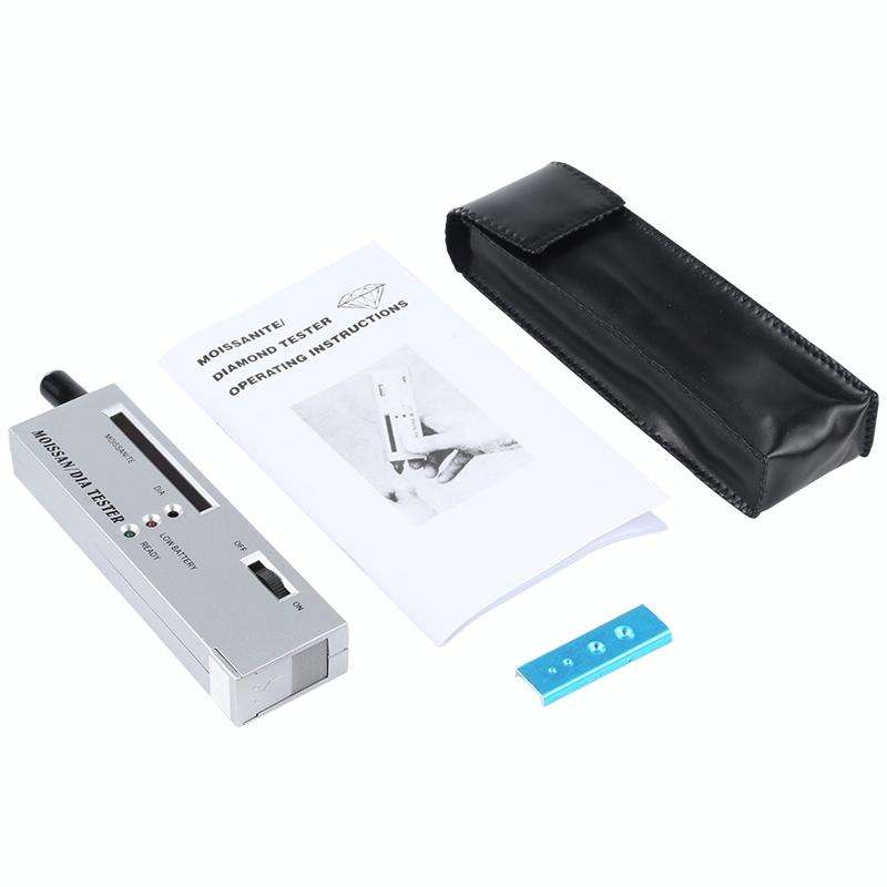 Portable Moissanite / Diamond Tester, DC 9V Battery(Silver)