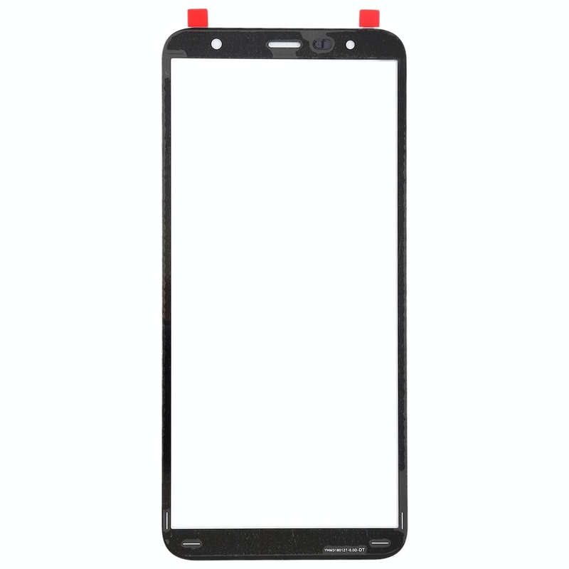 For Galaxy J4+ / J6+ / J610 Front Screen Outer Glass Lens (Black)