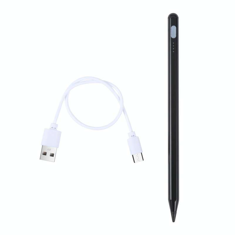 K-2260 Universal Aluminum Alloy Active Capacitive Stylus Pen(Black)