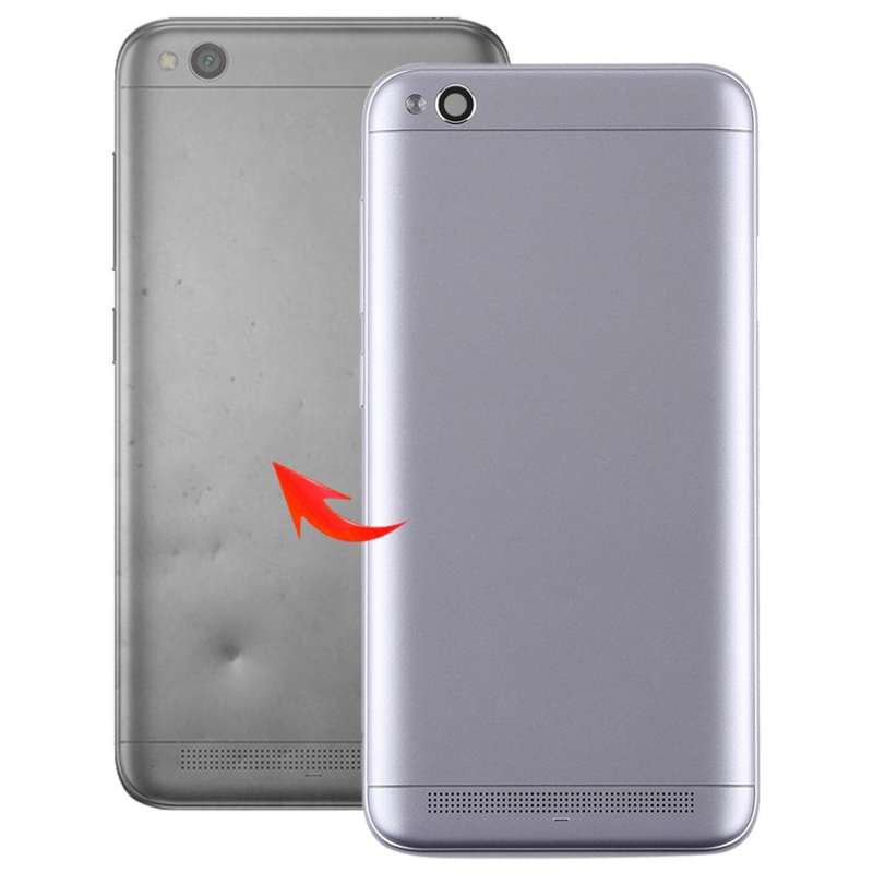 Back Cover with Camera Lens & Side Keys for Xiaomi Redmi 5(Grey)