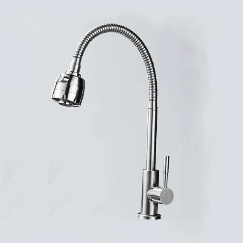 Kitchen Faucet Anti-splash Head Wash Basin Sink Universal Rotatable Faucet Full Copper Joint, Sty...