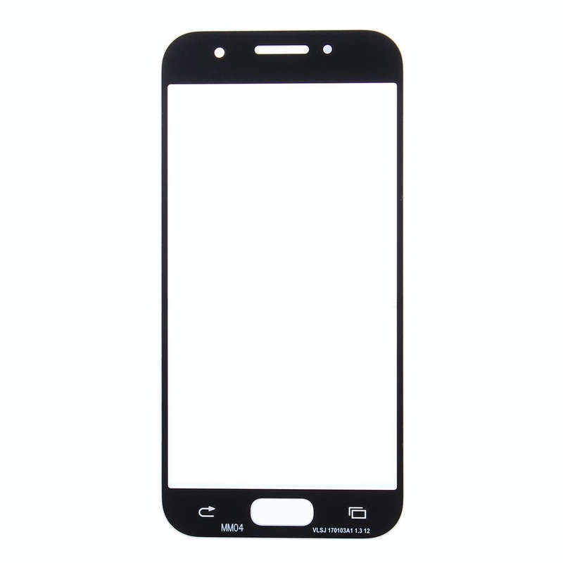 For Galaxy A3 (2017) / A320 Front Screen Outer Glass Lens (Blue)