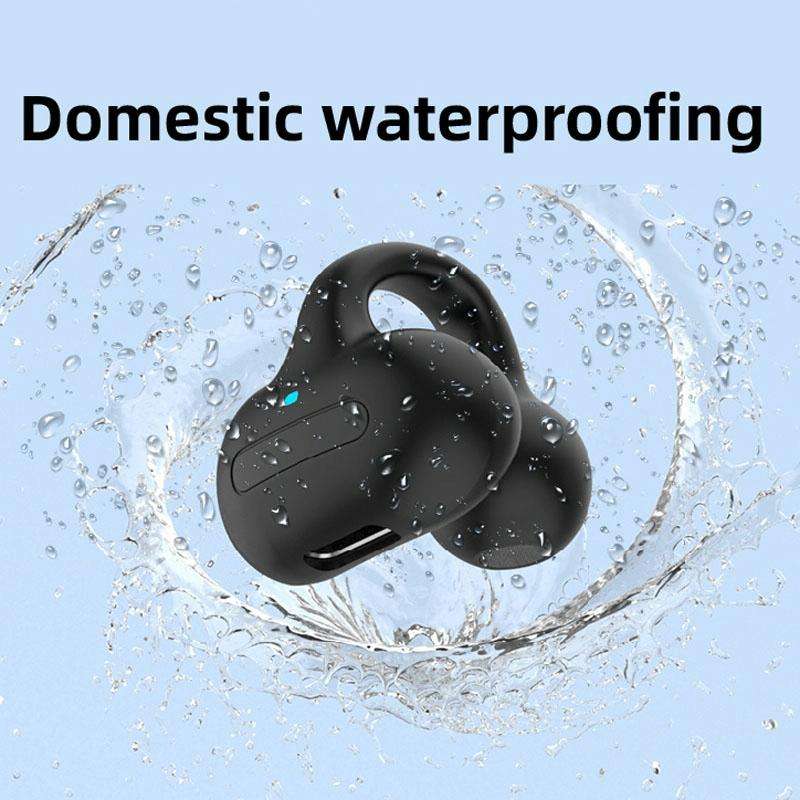 M-S8 Wireless Stereo Single Ear Clip-on Bluetooth Earphone(Blue)