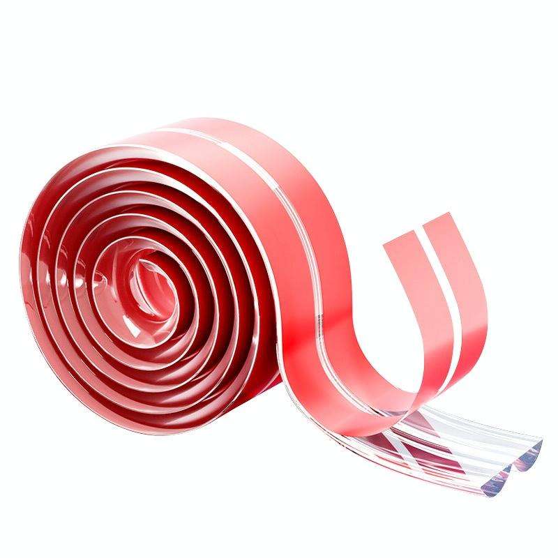 PVC Household Transparent Anti-collision Strip Furniture Soft Edge Protector, Specification: 1 cm...