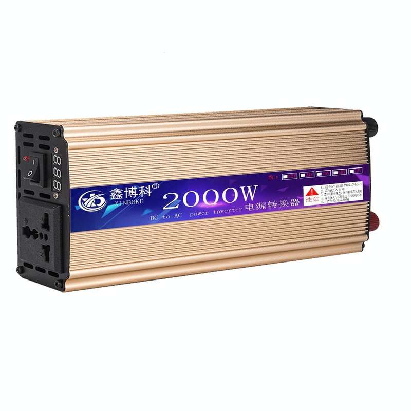 XINBOKE 2000W Ruling String Wave Car Inverter Solar Photovoltaic Inverter 48V To 220V