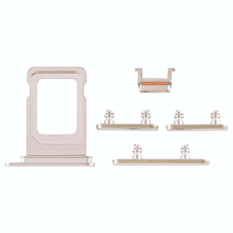 SIM Card Tray + SIM Card Tray + Side Key for iPhone 11 Pro Max / 11 Pro(White)