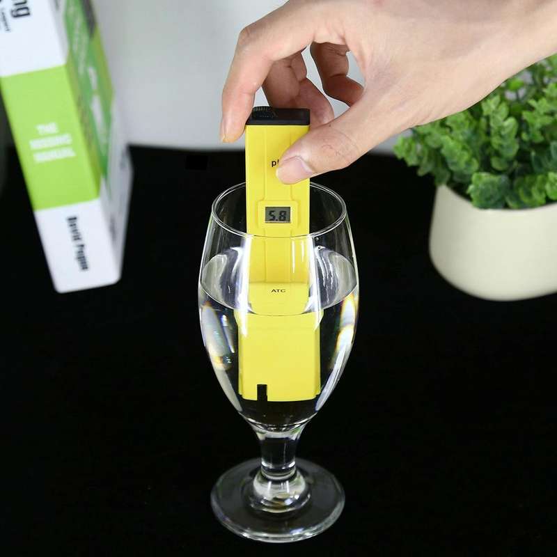 Pocket-sized PH Meter with ATC(Yellow)