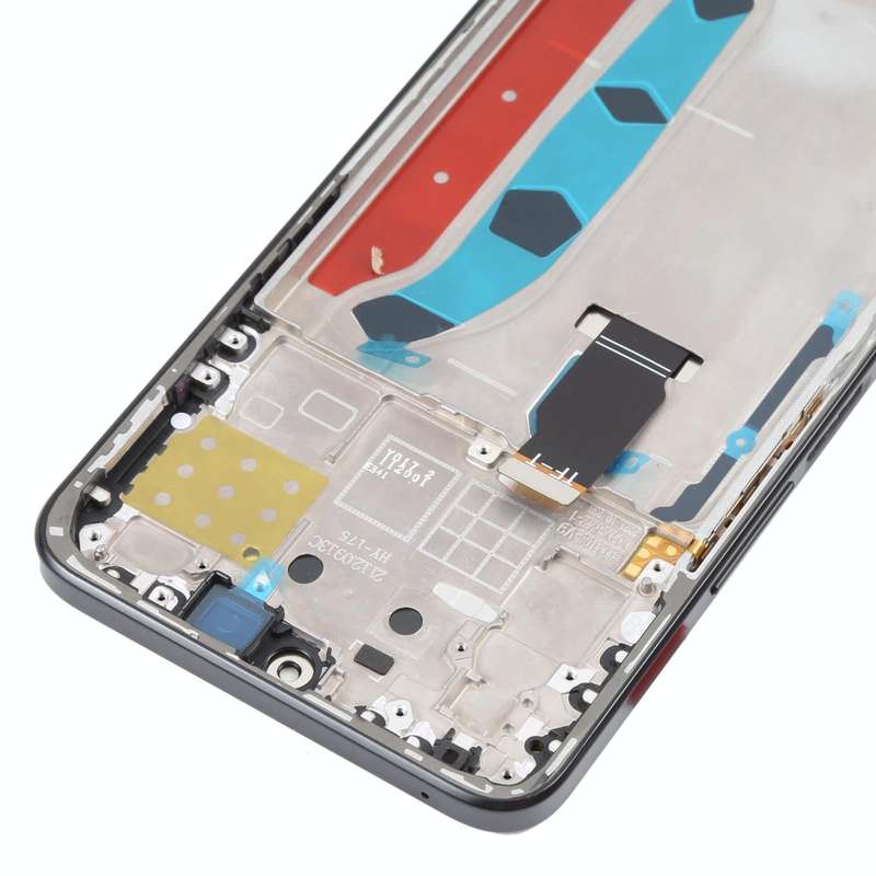 Original LCD Screen for Honor X8 Digitizer Full Assembly with Frame(Black)