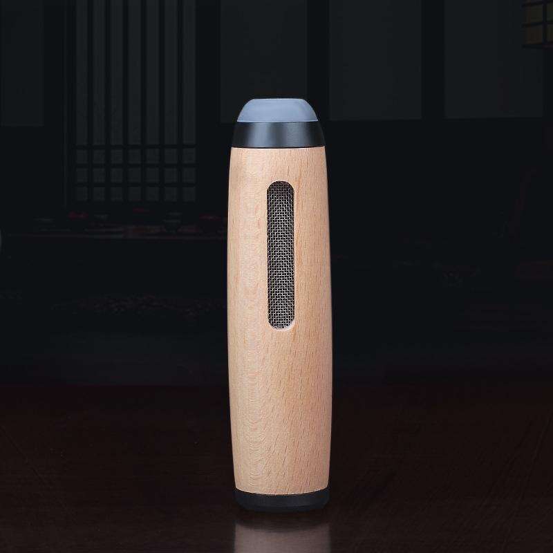Car Smoking Multifunctional Anti-Flying Ashtray(Beechwood Black)