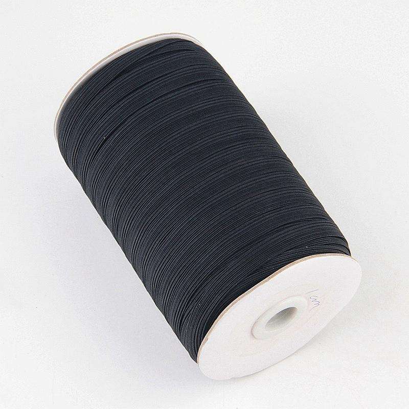 Stretch Rope Clothing Elastic Ribbon Trim Sewing Fabric DIY Garment Accessories, Width:3mm 180 Ya...