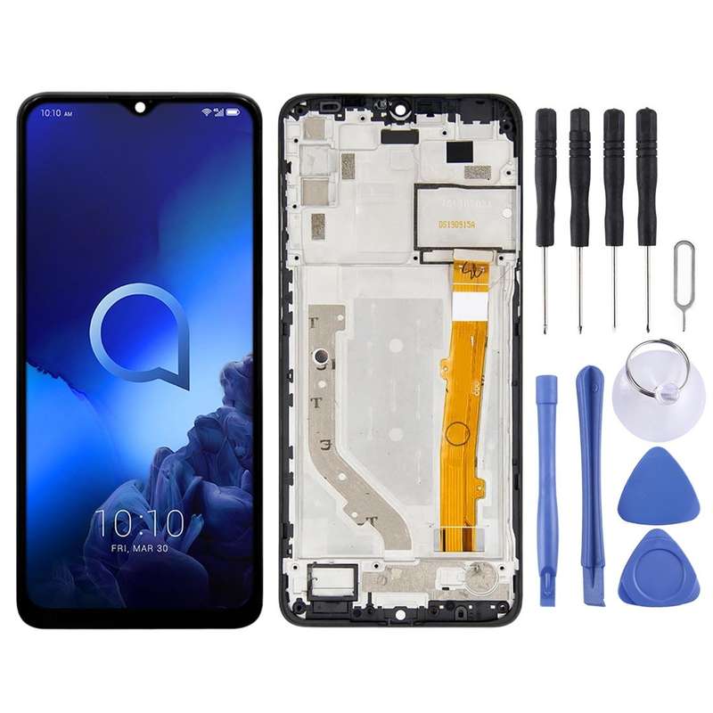 LCD Screen and Digitizer Full Assembly With Frame for Alcatel 3X 2019 5048Y 5048U 5048 OT5048Y OT...