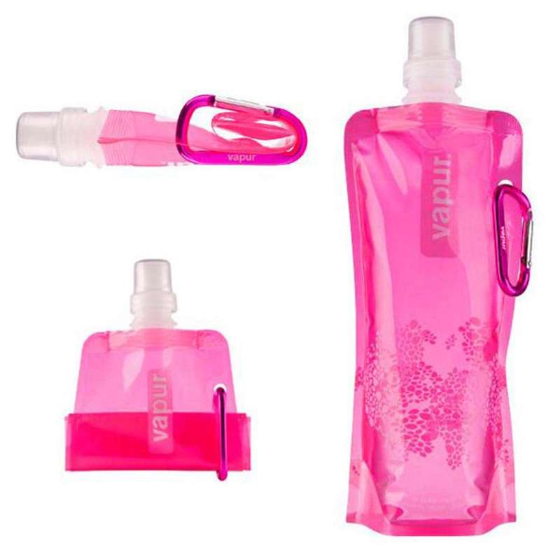 0.5L Portable Ultralight Foldable Silicone Water Bag Outdoor Sports Supplies Hiking Camping Soft ...