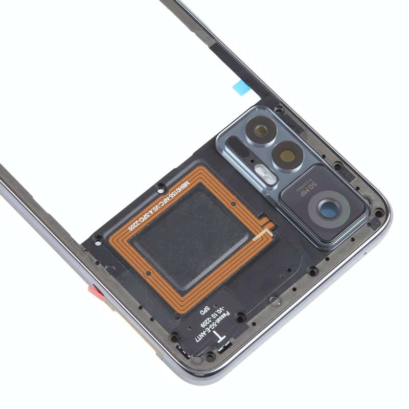 For TCL 30+ Original Middle Frame Bezel Plate (Black)