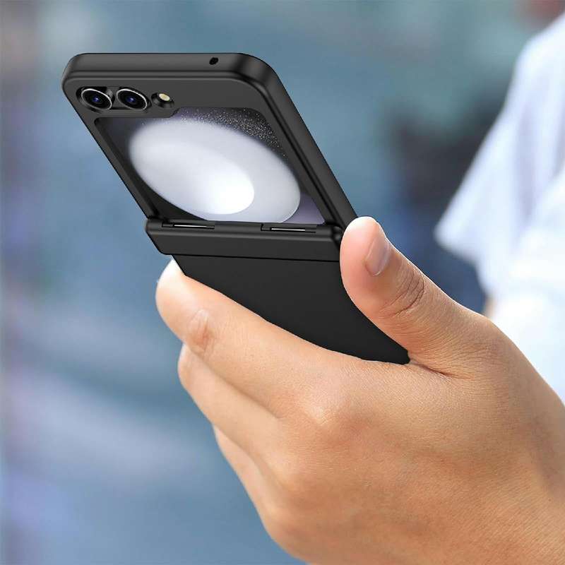 For Samsung Galaxy Z Flip5 Hinge Full Coverage Phone Case(Black)